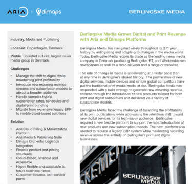 Media & Publishing Case Study